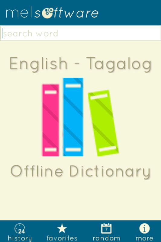 Tagalog dictionary pdf